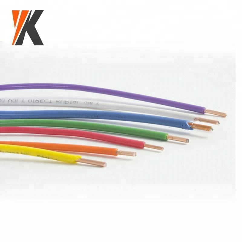 Ul1007 Ul1015 105c Degree Pvc Insulated Wire 18awg 22awg High Temperature Flexible Hook Up Wire